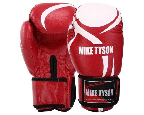 Перчатки боксерские на липучке PVC MIKE TYSON VL-4544 (размер 10-14oz, цвета в ассортименте)