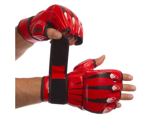 Перчатки для смешанных единоборств MMA PU ZELART BO-1394 (р-р S-L, цвета в ассортименте)