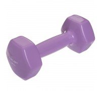 Гантель для фитнеса виниловая 1штука Zelart TA-2777-3 (1x3кг) (MD2016-3) (цена за 1шт, цвета в ассортименте)