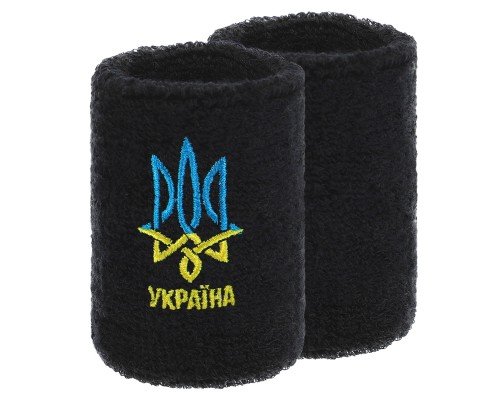 Напульсник спортивный махровый от пота на запястье 1штука УКРАЇНА BC-9273 (хлопок, полиэстер, безразмерный, цвета в ассортименте)