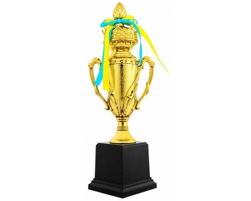 Кубок спортивный наградной SP-Sport Triumph YK620C (металл, пластик, h-34см, b-12см, d чаши-6см, золотой)
