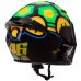 Мотошлем интеграл (full face) RXR M-3831 M-XL черный-салатовый