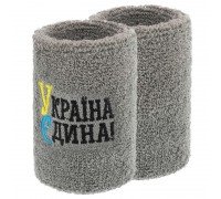 Напульсник спортивный махровый от пота на запястье 1штука УКРАЇНА Єдина BC-9279 (хлопок, полиэстер, безразмерный, цвета в ассортименте)