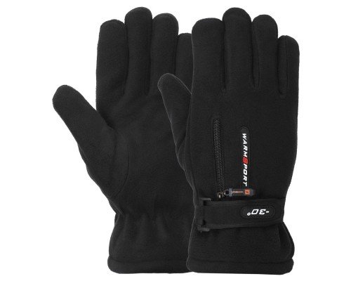 Перчатки спортивные теплые на меху SP-Sport BC-8561 (флис, р-р L, уп.-12пар, цена за 1пару)