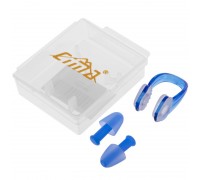 Беруши для плавания и зажим для носа в комплекте SP-Sport HN-1081 (силикон, цвета в ассортименте)