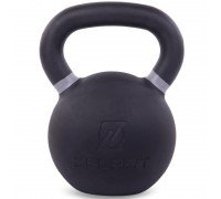 Гиря тренировочная цельная чугунная окрашенная Zelart TA-3638-36 36кг (MD2219) (чугун, краска, черный-серый)