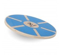 Диск балансировочный балансборд деревянный WOOD BALANCE BOARD Zelart FI-9666 (дерево, размер 39x7,5см, синий)