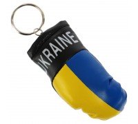Брелок для ключей SP-Sport Перчатка боксерская Украина FB-2077 (PU, металл, 1уп-12шт, цена за 1шт)