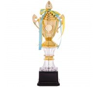Кубок спортивный наградной SP-Sport Glory C-K078A (пластик, h-31см, b-12см, d-8см, золото)