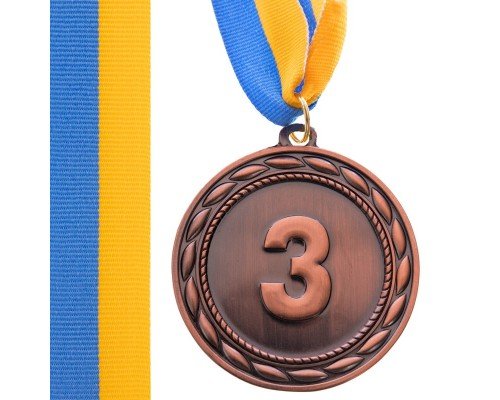 Медаль спортивная с лентой SP-Sport ABILITY ø6,5см C-4841 (металл, 38g, 1-золото, 2-серебро, 3-бронза)