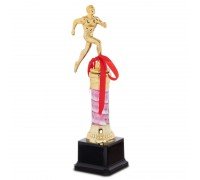 Фигура наградная спортивная SP-Sport Легкая атлетика C-C3580-5 (металл, пластик, h-28см, b-8см, золото)