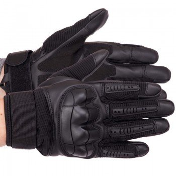 Перчатки тактические с закрытыми пальцами SP-Sport BC-8797 (PL,PU,кожзам, р-р M-XL, цвета в ассортименте)