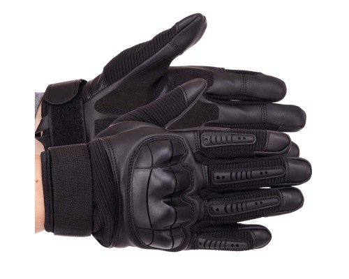 Перчатки тактические с закрытыми пальцами SP-Sport BC-8797 (PL,PU,кожзам, р-р M-XL, цвета в ассортименте)