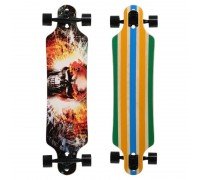 Лонгборд Бордволкинг Boardwalking из канадского клена SP-Sport SK-914 (колесо-PU, размер деки 96x23см, АВЕС-11, цвета в ассортименте)