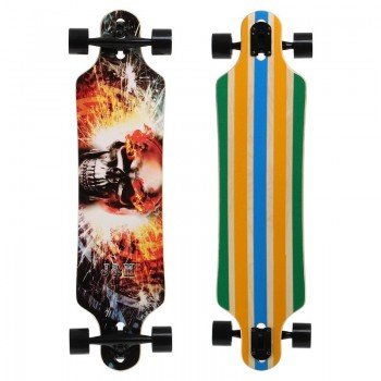 Лонгборд Бордволкинг Boardwalking из канадского клена SP-Sport SK-914 (колесо-PU, размер деки 96x23см, АВЕС-11, цвета в ассортименте)