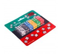 Кости игральные кубики для настольных игр Dice 12 штук SP-Sport IG-15127 (пластик, р-р 1,5x1,5см, цена за 1 уп., в уп. 12 шт.)