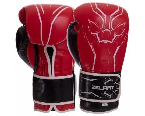 Перчатки боксерские на липучке PU Zelart BO-2889 (размер 10-14oz, цвета в ассортименте)