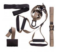 Петли тренировочные SP-Sport FI-6443 (петли подвесные, дверное крепление, DVD, сумка, хаки) FI-3725-04