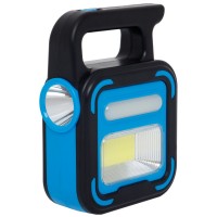 Фонарь-прожектор переносной X-BALOG JD-925 (пластик, LED, USB-вход, солнечная батарея, р-р 18,6х13,5см, цвета в ассортименте)