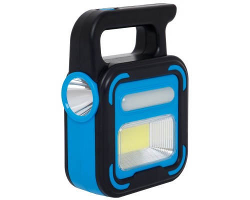 Фонарь-прожектор переносной X-BALOG JD-925 (пластик, LED, USB-вход, солнечная батарея, р-р 18,6х13,5см, цвета в ассортименте)