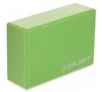 Блок для йоги Zelart FI-2572 (MD1219) (EVA, р-р 23x15x8см, цвета в ассортименте)