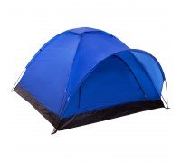 Палатка универсальная 3-х местная Zelart GEMINI SY-102403 (р-р 1,8x2x1,2м, один слой, верх-PL 170T, дно-PE 110g-m2, синий)