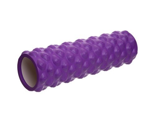 Роллер массажный цилиндр (ролик мфр) 45см Grid Bubble Roller EVA SP-Sport FI-6672-BUBBLE (d-14см, цвета в ассортименте)