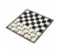 Шашки с виниловым игровым полем SP-Sport IG-3103-SHASHKI (пластик, d шашки-2,8см)