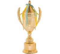 Кубок спортивный наградной SP-Sport Ambition C-899-2A (пластик, h-43,5см,b-20см,d чаши-12см, золото)