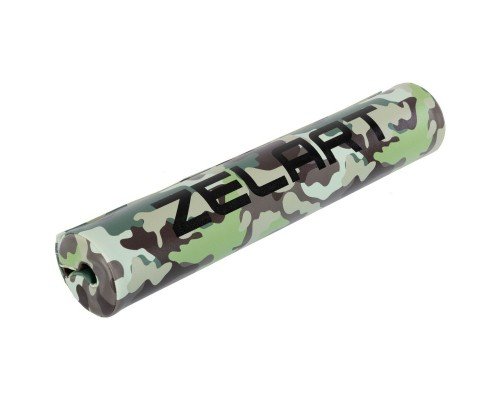 Накладка на гриф штанги смягчающая Zelart TA-7699-1 (PVC, NBR, d-см, l-см, зеленый камуфляж)