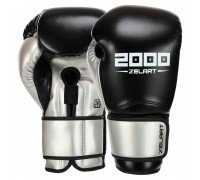 Перчатки боксерские на липучке композитная кожа ZELART BO-3897 (размер 10-16oz, цвета в ассортименте)