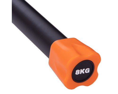 Бодибар Body Bar FI-1251-8 8кг (l-1,22м, d-40мм, металл, неопрен, PU)