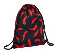 Рюкзак-мешок SP-Sport GA-5972 CHILI (полиэстер, р-р 46х37см, черный-красный)