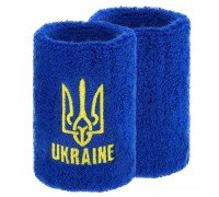 Напульсник спортивный махровый от пота на запястье 1штука UKRAINE BC-9282 (хлопок, полиэстер, безразмерный, цвета в ассортименте)
