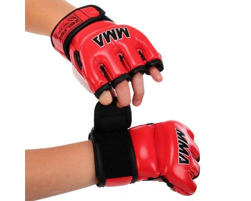 Перчатки для смешанных единоборств MMA PU Zelart BO-0397 (р-р XS-2XL, цвета в ассортименте)