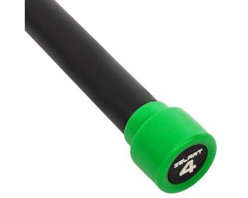 Бодибар Body Bar Zelart FI-4776-4 4кг (l-1,22м, d-30мм, металл, PU)