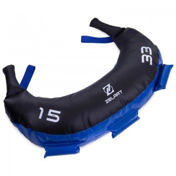 Мешок Болгарский Bulgarian bag Zelart FI-2623-15 15кг (MD1657-15) (PU, вес 15кг, синий)
