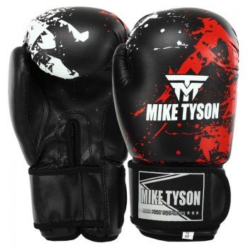 Перчатки боксерские на липучке PVC MIKE TYSON VL-8448 (размер 10-14oz, цвета в ассортименте)