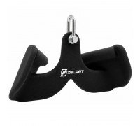 Рукоятка для тяги c узким хватом Pull Down Handle нескользящее покрытие Zelart TA-00061 (31х12х15см, черный)