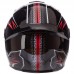 Мотошлем интеграл (full face) QKE M-3821 M-XL черный-красный
