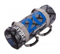 Мешок утяжелитель для функционального тренинга Power Bag Zelart FI-0899-20 20кг (PVC, нейлон, вес 20кг, черный-синий)