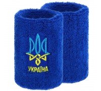 Напульсник спортивный махровый от пота на запястье 1штука УКРАЇНА BC-9273 (хлопок, полиэстер, безразмерный, цвета в ассортименте)
