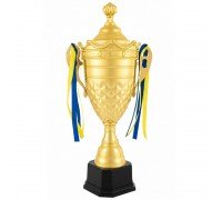 Кубок спортивный наградной SP-Sport Vertex H139A (пластик, h-43см, b-19см, d чаши-14см, золото)