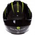 Мотошлем интеграл (full face) RXR M-3837 M-XL черный-салатовый