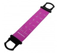 Лента-эспандер эластичная для фитнеса и йоги с ручками SP-Sport Pilates Band 8038 (латекс, PP, толщина 0,65мм)