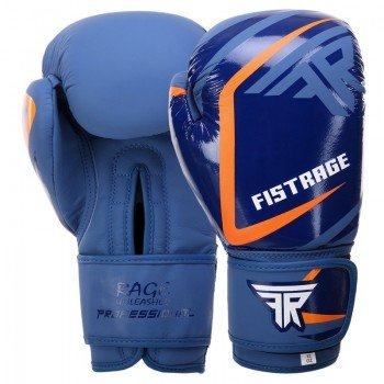 Перчатки боксерские на липучке кожаные FISTRAGE VL-4279 (размер 10-14oz, цвета в ассортименте)