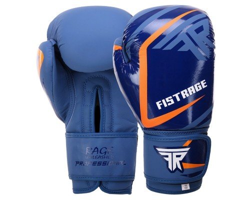 Перчатки боксерские на липучке кожаные FISTRAGE VL-4279 (размер 10-14oz, цвета в ассортименте)