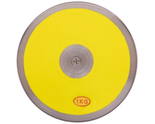 Диск для метания SP-Sport BT-0859-1 (пластик, металл , вес- 1 кг, d-185 мм цвета в ассортименте)