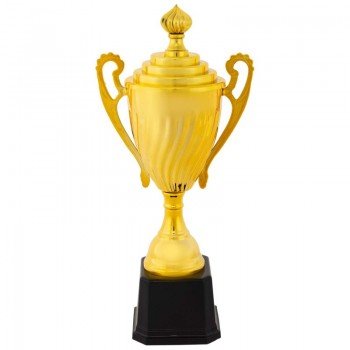 Кубок спортивный наградной SP-Sport Goblet 140F (металл, пластик, h-27,5см,b-13см,d чаши-8см, цвета в ассортименте)