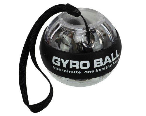 Эспандер гироскопический Power Ball тренажер для кистей рук ø7.3 см SP-Sport Gyro Ball FI-0145 (металл, PP, PVC, цвета в ассортименте)